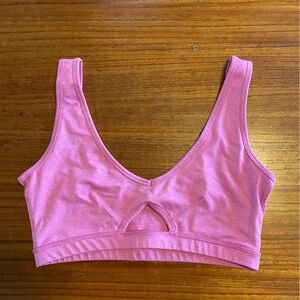 Outdoor Voices Pink Sports Bra